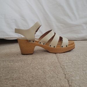 Madewell Sigrid Clog Sandal Leather